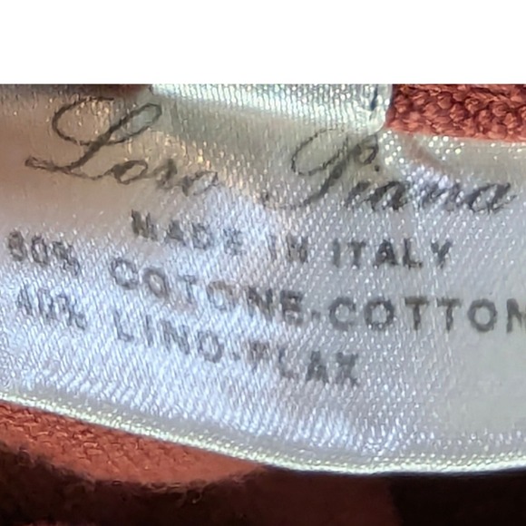 Loro Piana Cotton Linen Pants – 31x34 Red Straight Italy READ - Picture 6 of 11